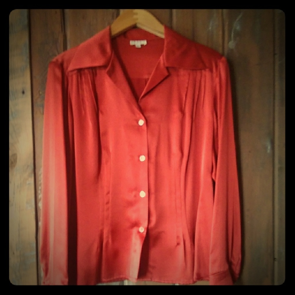 Zelda 100% silk blouse. Women's 8